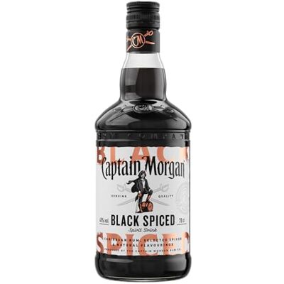 Captain Morgan Black Spiced Spiritueux à base de Rhum 40% 70cl - Publicité Captain Morgan Black Spiced Spiritueux à base de Rhum 40% 70cl - Publicité