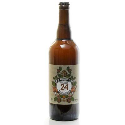 Brasserie artisanale de Sarlat Bière brassée 24 à la Liqueur de Noix 75cl - Publicité Brasserie artisanale de Sarlat Bière brassée 24 à la Liqueur de Noix 75cl - Publicité