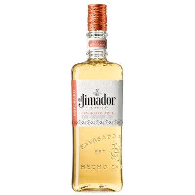 El Jimador Tequila Reposado Tequila Mexicaine Authentique Fermentation Naturelle Notes Délicates d'Agave Cuit et de Vanille Idéale pour Cocktails Rafraichissants 38% vol 70 cl - Publicité El Jimador Tequila Reposado Tequila Mexicaine Authentique Fermentation Naturelle Notes Délicates d'Agave Cuit et de Vanille Idéale pour Cocktails Rafraichissants 38% vol 70 cl - Publicité