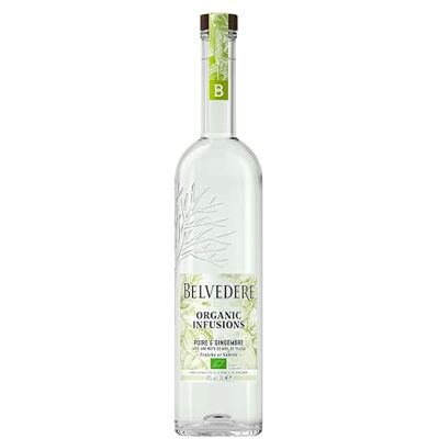 Belvedere Organic Vodka Infusion Poire & Gingembre 70cl 40% - Publicité Belvedere Organic Vodka Infusion Poire & Gingembre 70cl 40% - Publicité
