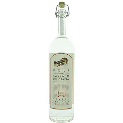 Jacopo Poli GRAPPA BASSANO Classique Distillerie Poli 40%Vol. 50 cl. Publicité Jacopo Poli GRAPPA BASSANO Classique Distillerie Poli 40%Vol. 50 cl. Publicité