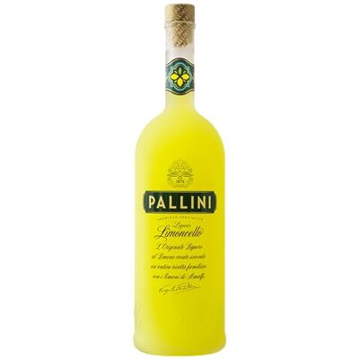 Pallini Limoncello Liqueur 26% Vol. 1l - Publicité Pallini Limoncello Liqueur 26% Vol. 1l - Publicité