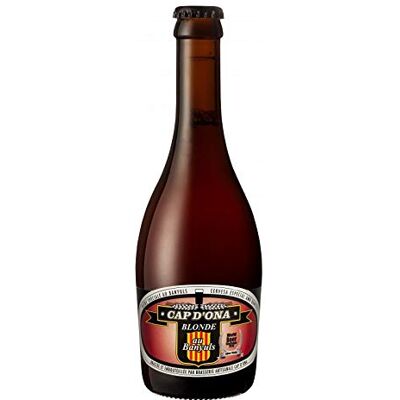 Bières Cap d'Ona Bière Cap d'Ona Blonde Banyuls 0.25L - Publicité Bières Cap d'Ona Bière Cap d'Ona Blonde Banyuls 0.25L - Publicité