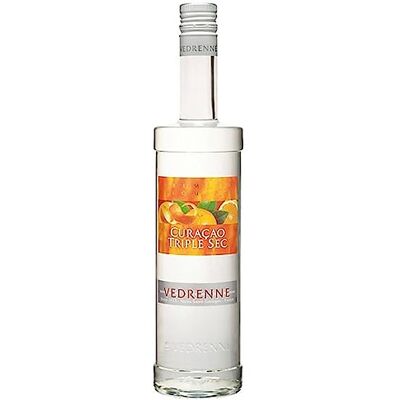 Vedrenne Liqueur curaçao triple sec 35° 70 CL - Publicité Vedrenne Liqueur curaçao triple sec 35° 70 CL - Publicité