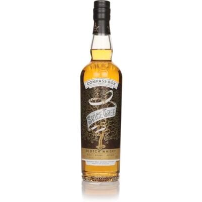 Compass Box SPICE TREE Blended Whisky Écossais 46% Alcool Origine : Highlands Bouteille 70 cl + Tube - Publicité Compass Box SPICE TREE Blended Whisky Écossais 46% Alcool Origine : Highlands Bouteille 70 cl + Tube - Publicité