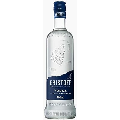 Wine And More ERISTOFF Vodka Premium, 37,5 % Vol, 70cL / 700mL, Filtrée au Charbon, Spirit Vodka Triple Distillée - Publicité Wine And More ERISTOFF Vodka Premium, 37,5 % Vol, 70cL / 700mL, Filtrée au Charbon, Spirit Vodka Triple Distillée - Publicité