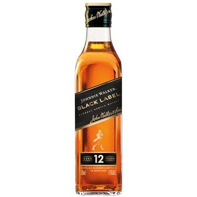 JOHNNIE WALKER 12 Ans Black Label Blended Whisky 5 cl - Publicité JOHNNIE WALKER 12 Ans Black Label Blended Whisky 5 cl - Publicité