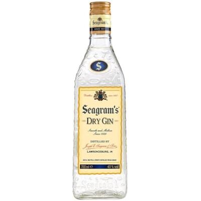 Seagram's Extra Dry Gin 40%, bouteille 70cl - Publicité Seagram's Extra Dry Gin 40%, bouteille 70cl - Publicité