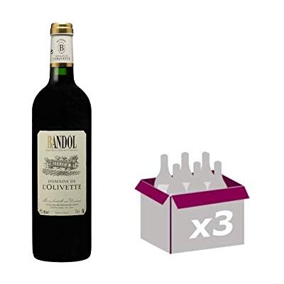 Wine And More Domaine de l'Olivette Bandol Rouge 2020 3 * 75cl - Publicité Wine And More Domaine de l'Olivette Bandol Rouge 2020 3 * 75cl - Publicité