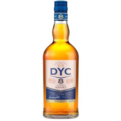 DYC Destilerias y Crianza 8 Años Finest Old Whisky 40% Vol. 0,7l - Publicité DYC Destilerias y Crianza 8 Años Finest Old Whisky 40% Vol. 0,7l - Publicité