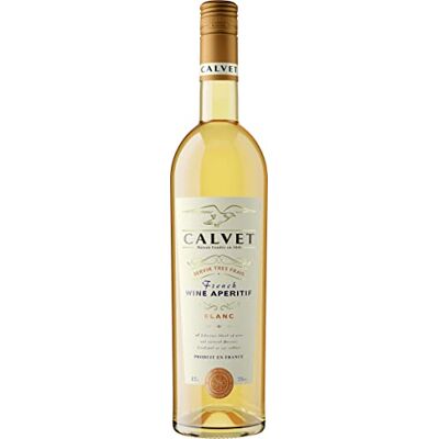 Calvet Apéritif Apéritif à base de vin blanc Idéal pour les cocktails Origine : Bordeaux, France (1x0.75l) - Publicité Calvet Apéritif Apéritif à base de vin blanc Idéal pour les cocktails Origine : Bordeaux, France (1x0.75l) - Publicité