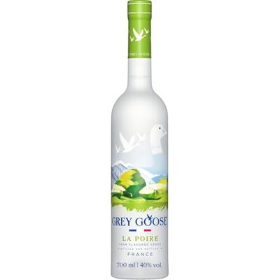 Grey Goose La Poire, 40% vol., 70 cl/700 ml, Vodka premium aromatisée à la poire, fabriquée en France à partir de vodka et de poires d’Anjou infusées et distillées - Publicité Grey Goose La Poire, 40% vol., 70 cl/700 ml, Vodka premium aromatisée à la poire, fabriquée en France à partir de vodka et de poires d’Anjou infusées et distillées - Publicité