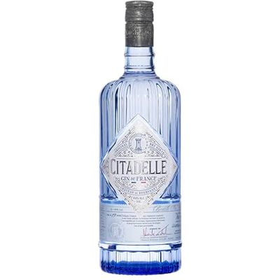 Citadelle Gin Distilled Gin Origine : France/Poitou-Charentes Notes Herbacées, Fleuries et d'Agrumes Idéal en cocktail comme le Gin Tonic 44% Alcool 1 Litre - Publicité Citadelle Gin Distilled Gin Origine : France/Poitou-Charentes Notes Herbacées, Fleuries et d'Agrumes Idéal en cocktail comme le Gin Tonic 44% Alcool 1 Litre - Publicité