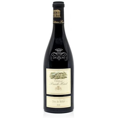 Puech Haut Château Cuvée Tête de Bélier AOP Languedoc Rouge 2020 75cl - Publicité Puech Haut Château Cuvée Tête de Bélier AOP Languedoc Rouge 2020 75cl - Publicité