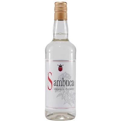 Sambuca Liquore Italiano Sambuca Bianca 0,7L (40% Vol.) - Publicité Sambuca Liquore Italiano Sambuca Bianca 0,7L (40% Vol.) - Publicité