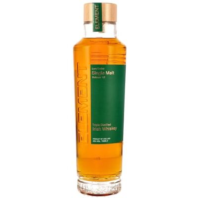 Element Lore Series R/1.0 Single Malt Whisky Origine : Irlande Alcool : 43% Triple distillation Notes de Fruits noirs, Caramel, Chêne grillé 70cl - Publicité Element Lore Series R/1.0 Single Malt Whisky Origine : Irlande Alcool : 43% Triple distillation Notes de Fruits noirs, Caramel, Chêne grillé 70cl - Publicité