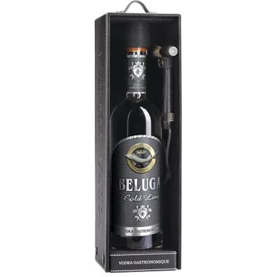 Beluga Vodka Gold 70 cl 40° - Publicité Beluga Vodka Gold 70 cl 40° - Publicité