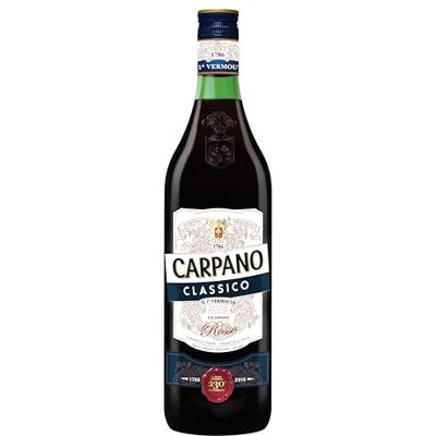 Carpano Classico Rosso Vermouth 16% Vol. 0,75l - Publicité Carpano Classico Rosso Vermouth 16% Vol. 0,75l - Publicité
