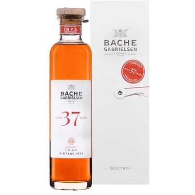Bache Gabrielsen 1973 Cognac Origine : Cognac/France 41,2% Alcool Notes de Rose & Fruit de la Passion A déguster pur 70 cl - Publicité Bache Gabrielsen 1973 Cognac Origine : Cognac/France 41,2% Alcool Notes de Rose & Fruit de la Passion A déguster pur 70 cl - Publicité