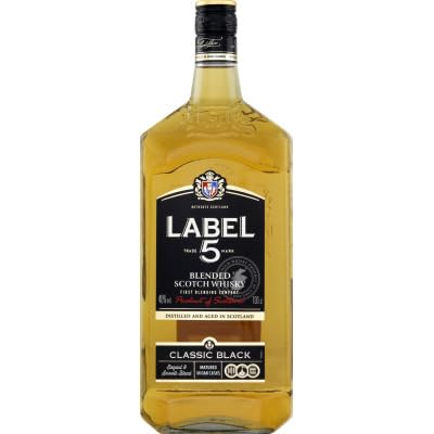 Label 5 Blended Scotch Whisky 1L - Publicité Label 5 Blended Scotch Whisky 1L - Publicité