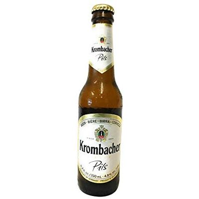 Krombacher Bière Allemagne Pils Blonde 33cl - Publicité Krombacher Bière Allemagne Pils Blonde 33cl - Publicité