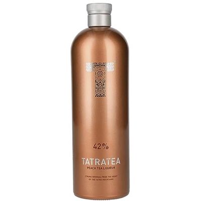 Tatratea Liqueur de Thé Pêche 70cl - Publicité Tatratea Liqueur de Thé Pêche 70cl - Publicité