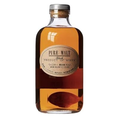 Pure Nikka Black Blended Whisky 0,5 L - Publicité Pure Nikka Black Blended Whisky 0,5 L - Publicité