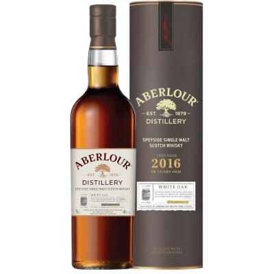 ABERLOUR White Oak Whisky Ecossais Single Malt 40%, 70cl - Publicité ABERLOUR White Oak Whisky Ecossais Single Malt 40%, 70cl - Publicité