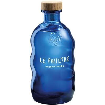 Le Philtre Organic Vodka Bleue 40% - Publicité Le Philtre Organic Vodka Bleue 40% - Publicité