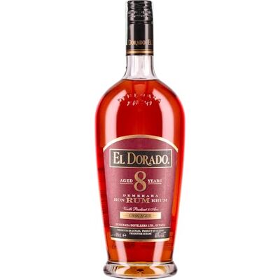 El Dorado 8 Ans Guyane Britannique Rhum 700 ml - Publicité El Dorado 8 Ans Guyane Britannique Rhum 700 ml - Publicité