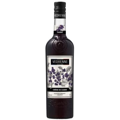 Vedrenne CRÈME DE CASSIS 15% 70 cl - Publicité Vedrenne CRÈME DE CASSIS 15% 70 cl - Publicité