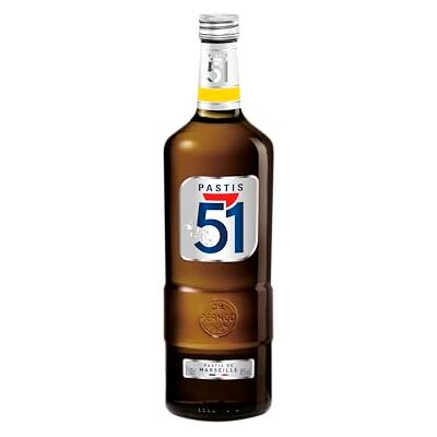 Pastis 51 Apéritif anisé Pastis de Marseille 45%, 1L - Publicité Pastis 51 Apéritif anisé Pastis de Marseille 45%, 1L - Publicité