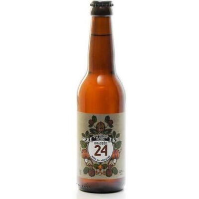 Brasserie artisanale de Sarlat Bière brassée 24 à la Liqueur de Noix 33cl - Publicité Brasserie artisanale de Sarlat Bière brassée 24 à la Liqueur de Noix 33cl - Publicité