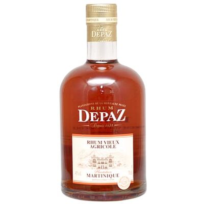 Depaz Rhum Vieux Agricole Plantation Martinique AOP 70cl - Publicité Depaz Rhum Vieux Agricole Plantation Martinique AOP 70cl - Publicité