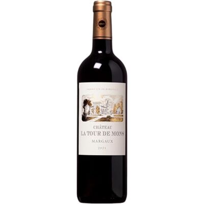 Castel Chateaux Grands Crus Château Tour de Mons Vin rouge AOP Margaux Millésime 2021-1 bouteille x 75cl - Publicité Castel Chateaux Grands Crus Château Tour de Mons Vin rouge AOP Margaux Millésime 2021-1 bouteille x 75cl - Publicité
