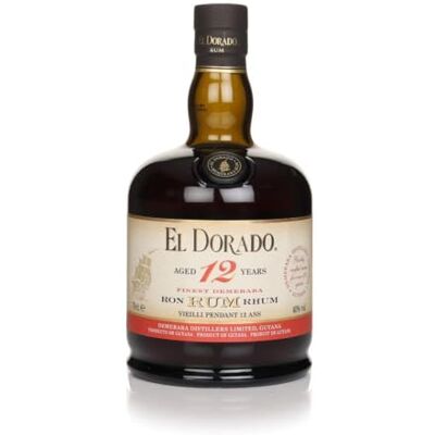 El Dorado 12 Years Old Finest Demerara Rum 40% Vol. 0,7l - Publicité El Dorado 12 Years Old Finest Demerara Rum 40% Vol. 0,7l - Publicité
