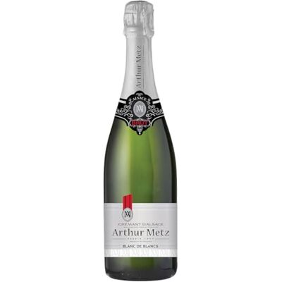 Metz Crémant d'Alsace AOP Brut Blanc de Blancs 0,75 ℓ - Publicité Metz Crémant d'Alsace AOP Brut Blanc de Blancs 0,75 ℓ - Publicité