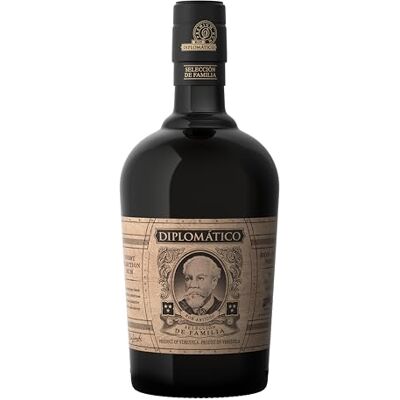 Diplomático Diplomatico Rhum Selección de Familia 43°, Bouteille de 70 cl - Publicité Diplomático Diplomatico Rhum Selección de Familia 43°, Bouteille de 70 cl - Publicité