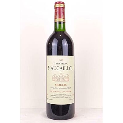 bordeaux moulis château maucaillou rouge 1993 - Publicité bordeaux moulis château maucaillou rouge 1993 - Publicité