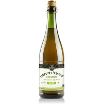 Les Celliers de l'Odet Cidre de Lézergué artisanal brut Bouteille 750ml - Publicité Les Celliers de l'Odet Cidre de Lézergué artisanal brut Bouteille 750ml - Publicité