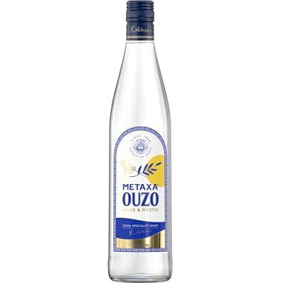 Metaxa Ouzo Anis & Mastic 40% Vol. 0,7l - Publicité Metaxa Ouzo Anis & Mastic 40% Vol. 0,7l - Publicité