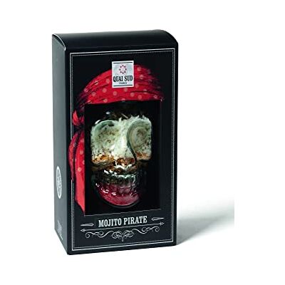 QUAI SUD Mélange Pour Mojito (Rhum 70cl) 230g Tasse "Tête de Pirate" Menthe Citron Vert - Publicité QUAI SUD Mélange Pour Mojito (Rhum 70cl) 230g Tasse "Tête de Pirate" Menthe Citron Vert - Publicité