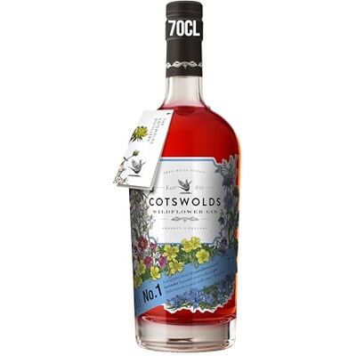 Cotswolds No.1 Wildflower Gin Gin Distillé 41,7% Alcool Origine : Angleterre Notes de Lavande & Fleurs d'Orangers A déguster pur ou en cocktail 70 cl - Publicité Cotswolds No.1 Wildflower Gin Gin Distillé 41,7% Alcool Origine : Angleterre Notes de Lavande & Fleurs d'Orangers A déguster pur ou en cocktail 70 cl - Publicité