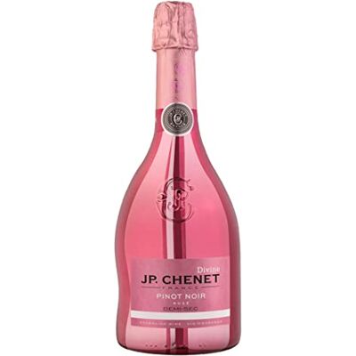 J.P. Chenet Divine Pink Pinot Noir Vin Effervescent Demi-Sec Rosé, France (1 x 0.75 L) - Publicité J.P. Chenet Divine Pink Pinot Noir Vin Effervescent Demi-Sec Rosé, France (1 x 0.75 L) - Publicité