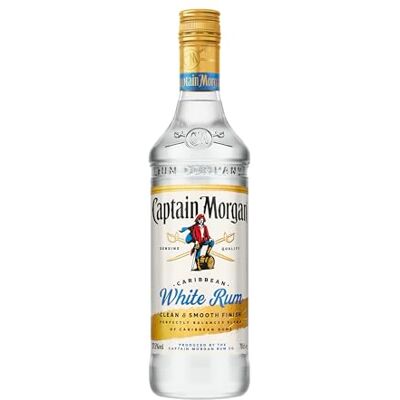 Captain Morgan White Rhum 37,5% 70cl - Publicité Captain Morgan White Rhum 37,5% 70cl - Publicité
