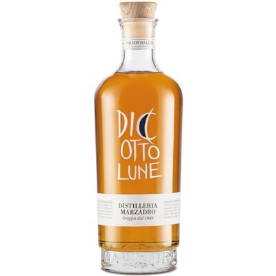 Marzadro Grappa le Diciotto Lune Le 18 Lune 0,70 lt. Publicité Marzadro Grappa le Diciotto Lune Le 18 Lune 0,70 lt. Publicité