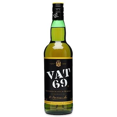 Vat 69 Lowland Blended Malt Whisky 70 cl - Publicité Vat 69 Lowland Blended Malt Whisky 70 cl - Publicité