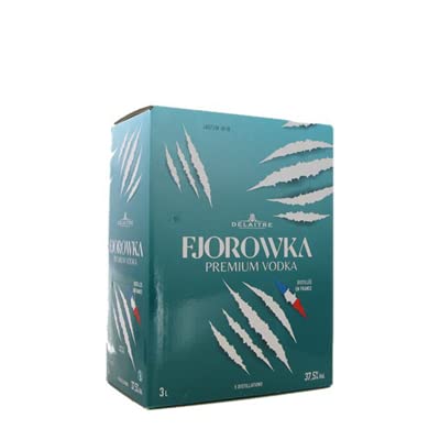 Wine And More Vodka Fjorowka Premium 37.5° 3 L - Publicité Wine And More Vodka Fjorowka Premium 37.5° 3 L - Publicité