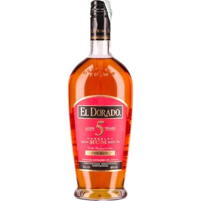 El Dorado 5 Years Old Cask Aged Demerara Rum 40% Vol. 0,7l - Publicité El Dorado 5 Years Old Cask Aged Demerara Rum 40% Vol. 0,7l - Publicité