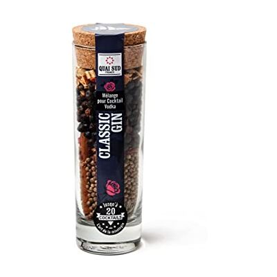 QUAI SUD Mélange Pour Vodka 55g "Classic Gin" Baies de Genièvre - Publicité QUAI SUD Mélange Pour Vodka 55g "Classic Gin" Baies de Genièvre - Publicité